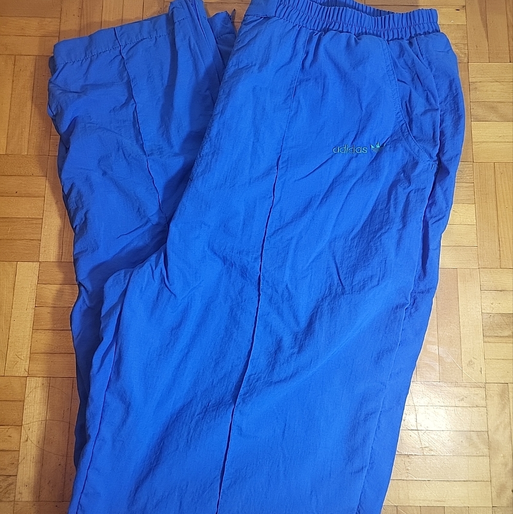 vintage adidas track pants Men Size XL Blue